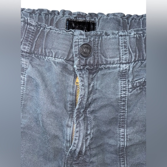 MOTHER The Springy Ankle Pants Wash Black Size 26 Linen Lyocell Boho - Picture 6 of 11